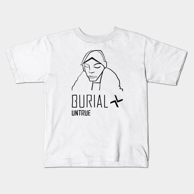 Burial Untrue Album Kids T-Shirt by Cyniclothes